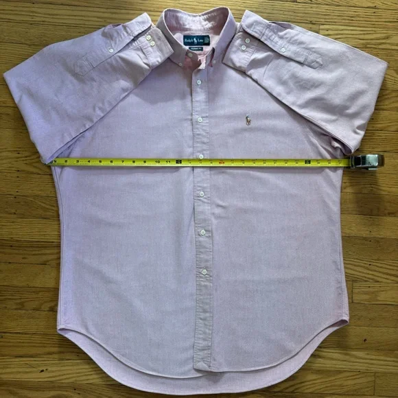 Ralph Lauren Men's Light Pink Casual Shirt Size XL Classic Fit Preppy Office - Picture 3 of 14